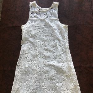 White lace dress